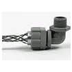 90 Degree 3/4" Nylon Cord Grip with Mesh RSP-9213-E 90 Degree 3/4" Nylon Cord Grip with Mesh RSP-9213-E