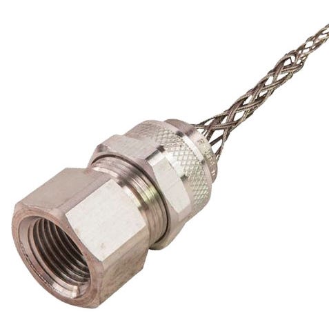 3/8" NPT Cord Grip Internal Thread with Mesh RSRF-004-E 3/8" NPT Cord Grip Internal Thread with Mesh RSRF-004-E