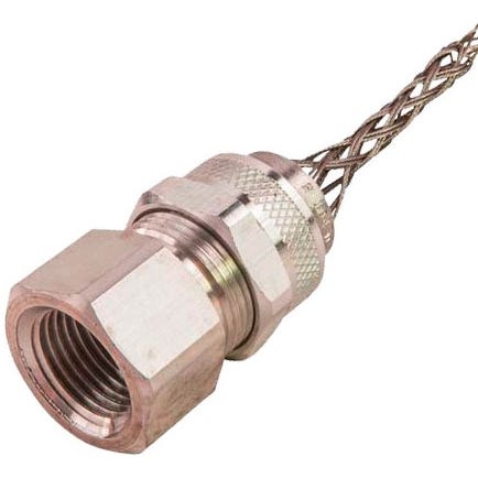 3/4" NPT Cord Grip Internal Thread with Mesh RSRF-2104-E