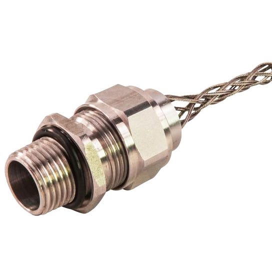 1/2" Stainless Steel Cord Connectors with Mesh RSSS-106-E