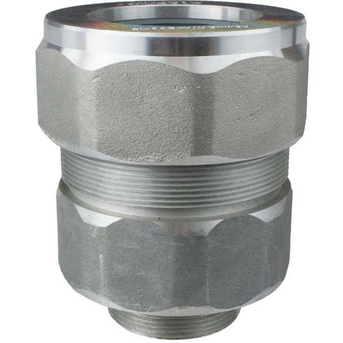 2" Nickel Plated Metal Clad Teck Cable Connector RTKN-200-14 2" Nickel Plated Metal Clad Teck Cable Connector RTKN-200-14