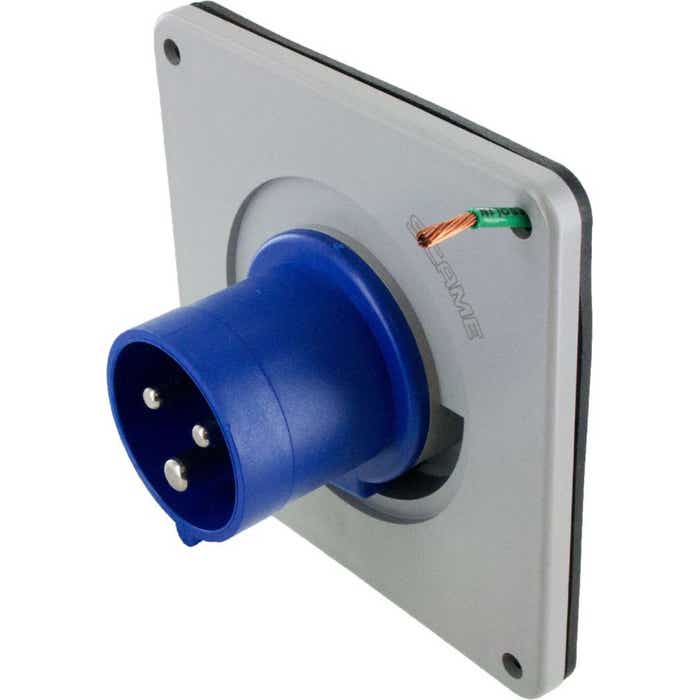 316B6S Pin And Sleeve Inlet 16 Amp 2 Pole 3 Wire 316B6S Pin And Sleeve Inlet 16 Amp 2 Pole 3 Wire
