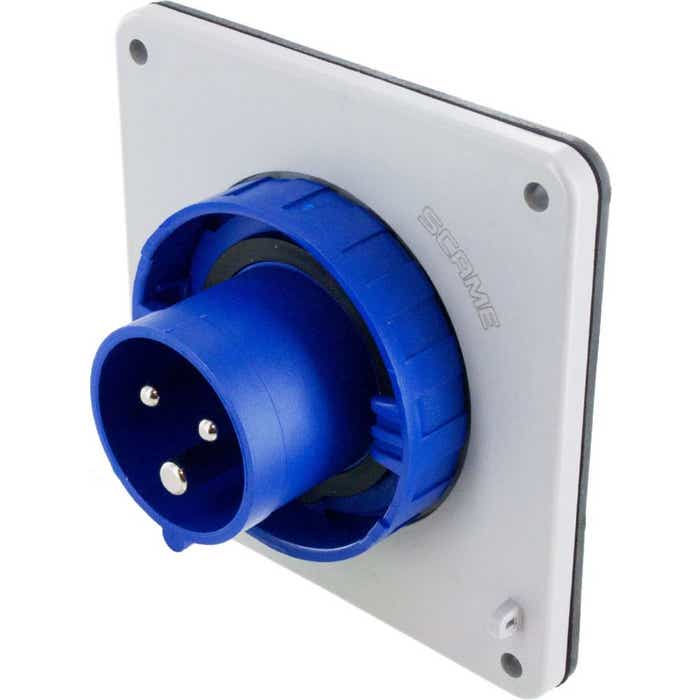316B6W Pin And Sleeve Inlet 16 Amp 2 Pole 3 Wire 316B6W Pin And Sleeve Inlet 16 Amp 2 Pole 3 Wire