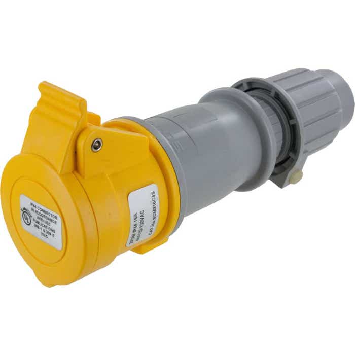 316C4S Pin And Sleeve Connector 16 Amp 2 Pole 3 Wire 316C4S Pin And Sleeve Connector 16 Amp 2 Pole 3 Wire