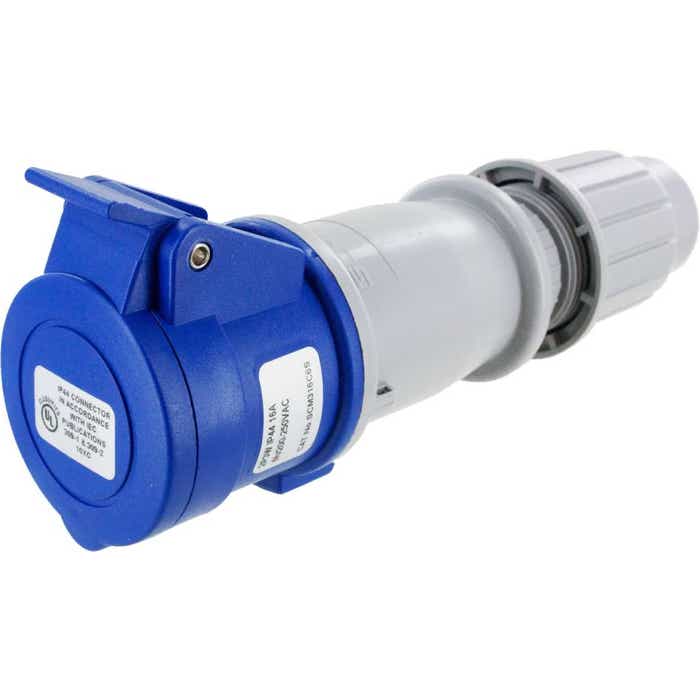 316C6S Pin And Sleeve Connector 16 Amp 2 Pole 3 Wire 316C6S Pin And Sleeve Connector 16 Amp 2 Pole 3 Wire