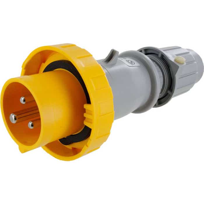 316P4W Pin And Sleeve Plug 16 Amp 2 Pole 3 Wire 316P4W Pin And Sleeve Plug 16 Amp 2 Pole 3 Wire
