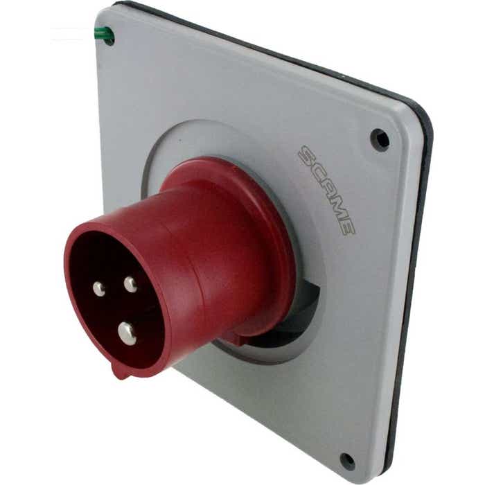 320B7S Pin And Sleeve Inlet 20 Amp 2 Pole 3 Wire 320B7S Pin And Sleeve Inlet 20 Amp 2 Pole 3 Wire