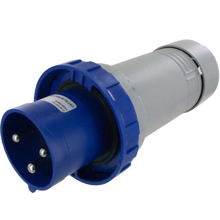 363P6W Pin And Sleeve Plug 63 Amp 2 Pole 3 Wire 363P6W Pin And Sleeve Plug 63 Amp 2 Pole 3 Wire