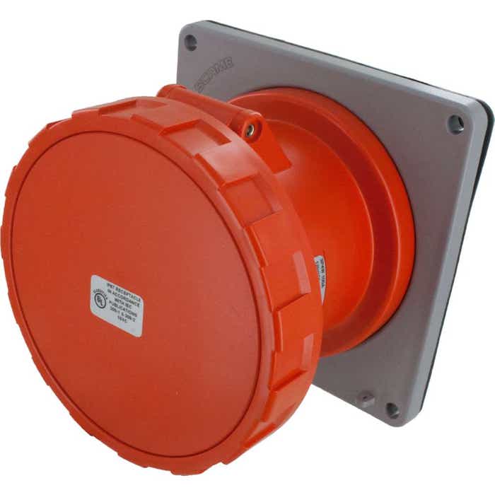 4100R12W Pin And Sleeve Receptacle 100 Amp 3 Pole 4 Wire 4100R12W Pin And Sleeve Receptacle 100 Amp 3 Pole 4 Wire