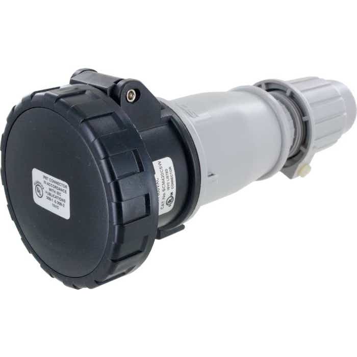 420C5W Pin And Sleeve Connector 20 Amp 3 Pole 4 Wire 420C5W Pin And Sleeve Connector 20 Amp 3 Pole 4 Wire