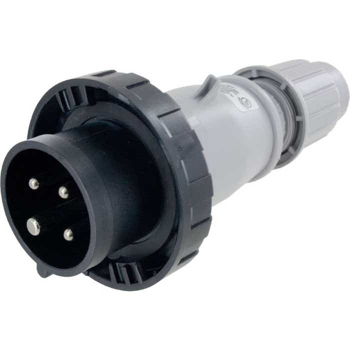 420P5W Pin And Sleeve Plug 20 Amp 3 Pole 4 Wire