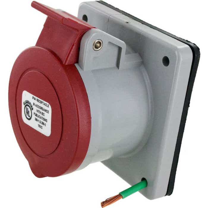 420R7S Pin And Sleeve Receptacle 20 Amp 3 Pole 4 Wire