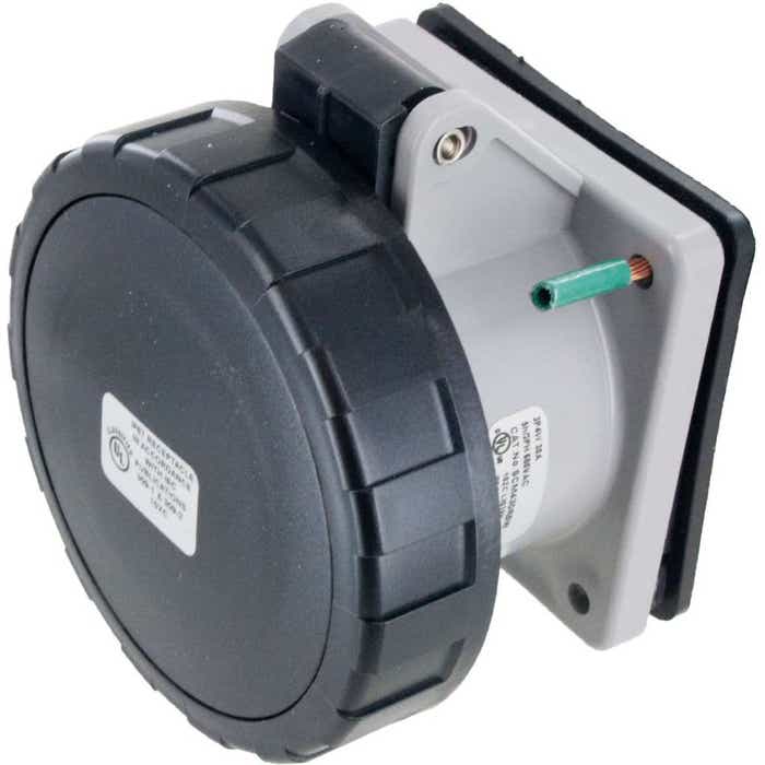 430R5W Pin And Sleeve Receptacle 30 Amp 3 Pole 4 Wire