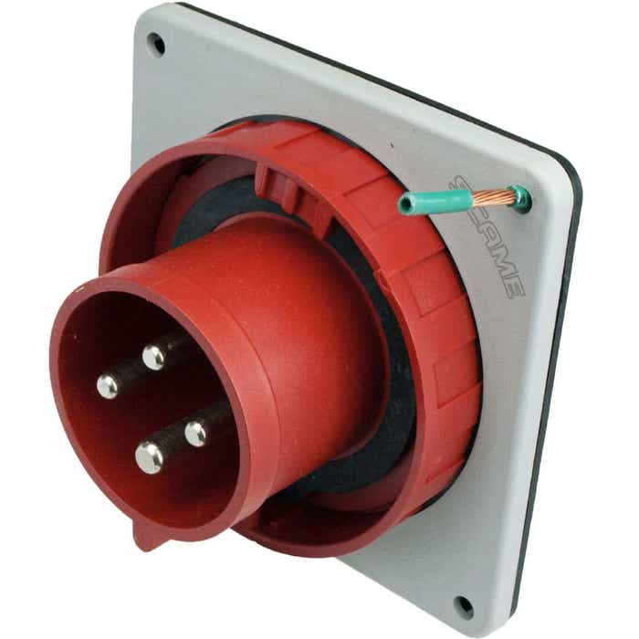 432B6W Pin And Sleeve Inlet 32 Amp 3 Pole 4 Wire 432B6W Pin And Sleeve Inlet 32 Amp 3 Pole 4 Wire