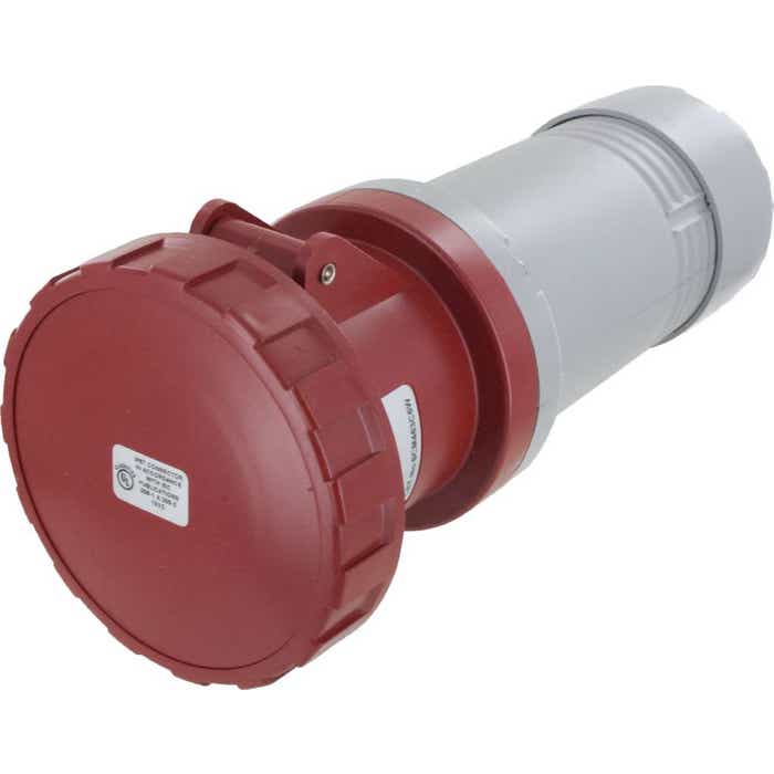 463C6W Pin And Sleeve Connector 63 Amp 3 Pole 4 Wire 463C6W Pin And Sleeve Connector 63 Amp 3 Pole 4 Wire