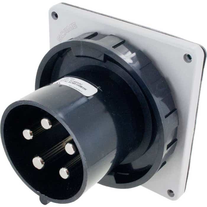 5100B5W Pin And Sleeve Inlet 100 Amp 4 Pole 5 Wire 5100B5W Pin And Sleeve Inlet 100 Amp 4 Pole 5 Wire