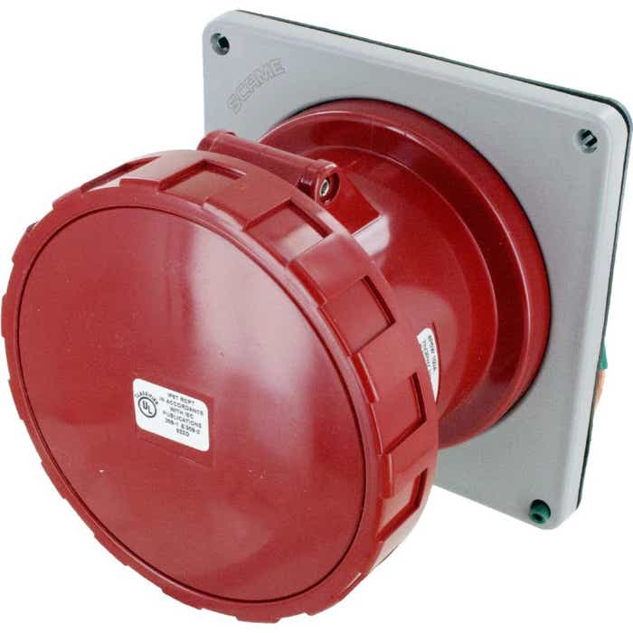 5100R7W Pin And Sleeve Receptacle 100 Amp 4 Pole 5 Wire IEC 60309 5100R7W Pin And Sleeve Receptacle 100 Amp 4 Pole 5 Wire IEC 60309