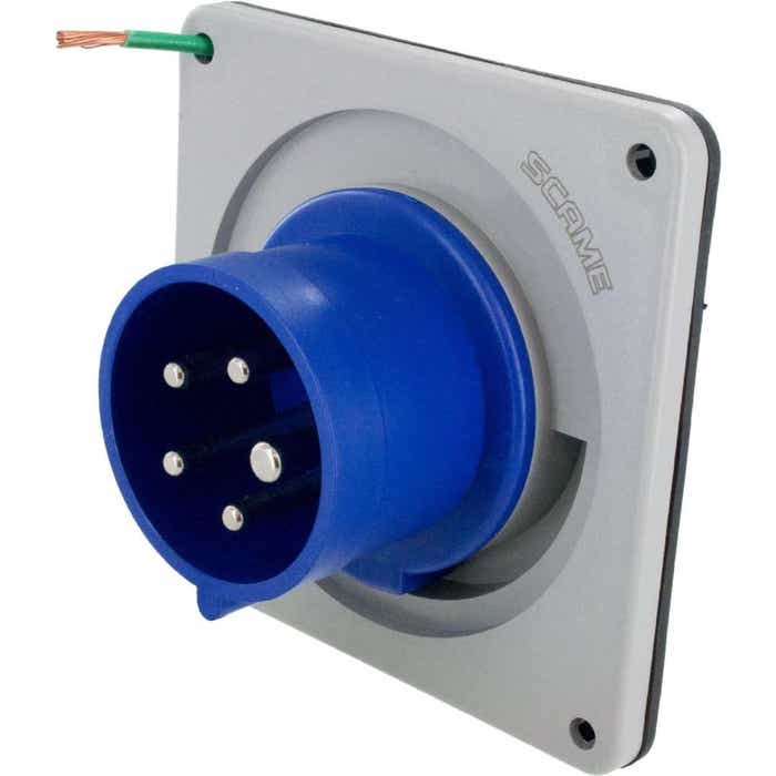 520B9S Pin And Sleeve Connector 20 Amp 4 Pole 5 Wire 520B9S Pin And Sleeve Connector 20 Amp 4 Pole 5 Wire