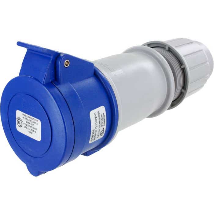 520C9S Pin And Sleeve Connector 20 Amp 4 Pole 5 Wire 520C9S Pin And Sleeve Connector 20 Amp 4 Pole 5 Wire