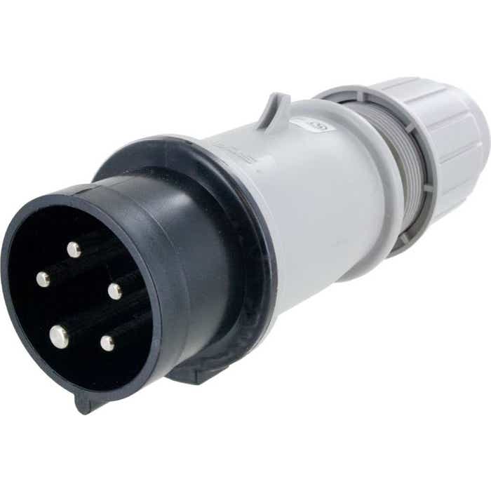 520P5S Pin And Sleeve Plug 20 Amp 4 Pole 5 Wire 520P5S Pin And Sleeve Plug 20 Amp 4 Pole 5 Wire