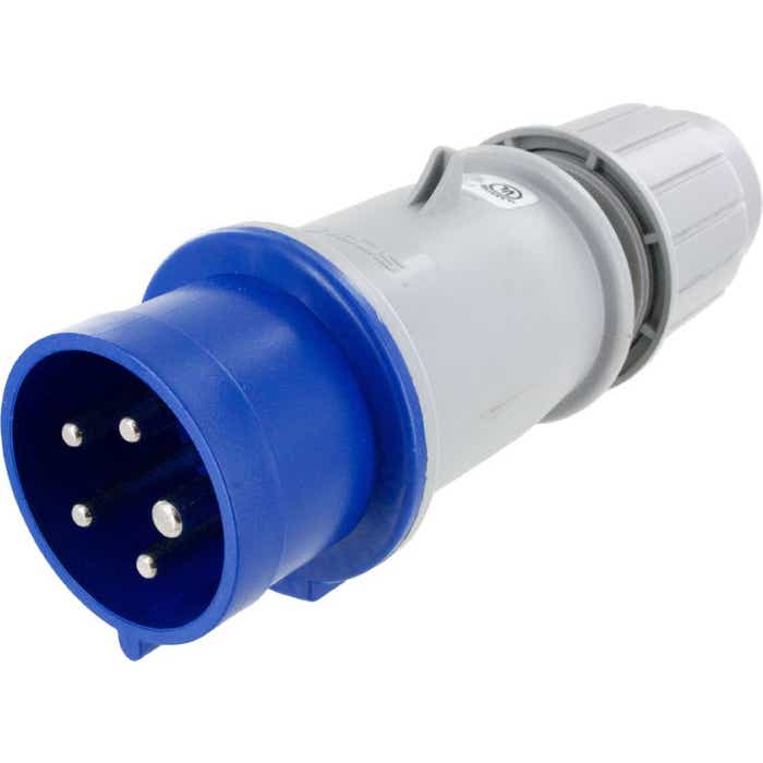 520P9S Pin And Sleeve Plug 20 Amp 4 Pole 5 Wire 520P9S Pin And Sleeve Plug 20 Amp 4 Pole 5 Wire