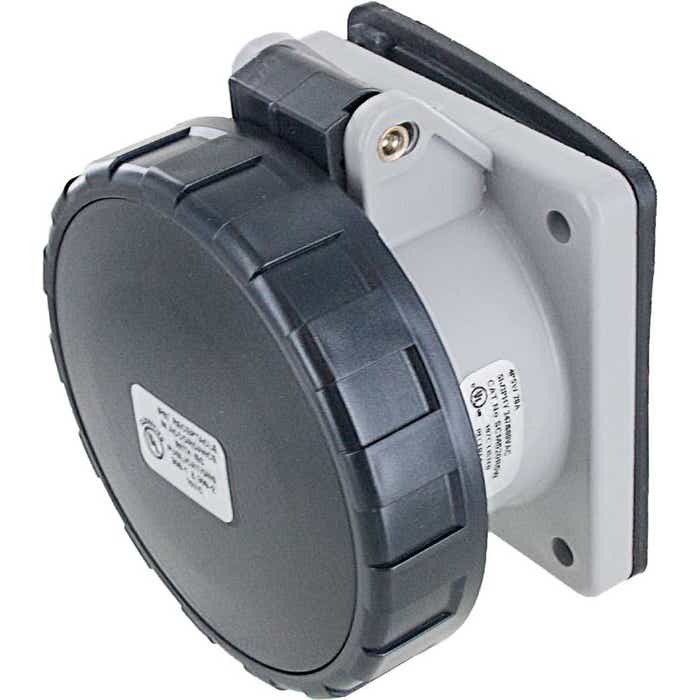 520R5W Pin And Sleeve Receptacle 20 Amp 4 Pole 5 Wire 520R5W Pin And Sleeve Receptacle 20 Amp 4 Pole 5 Wire