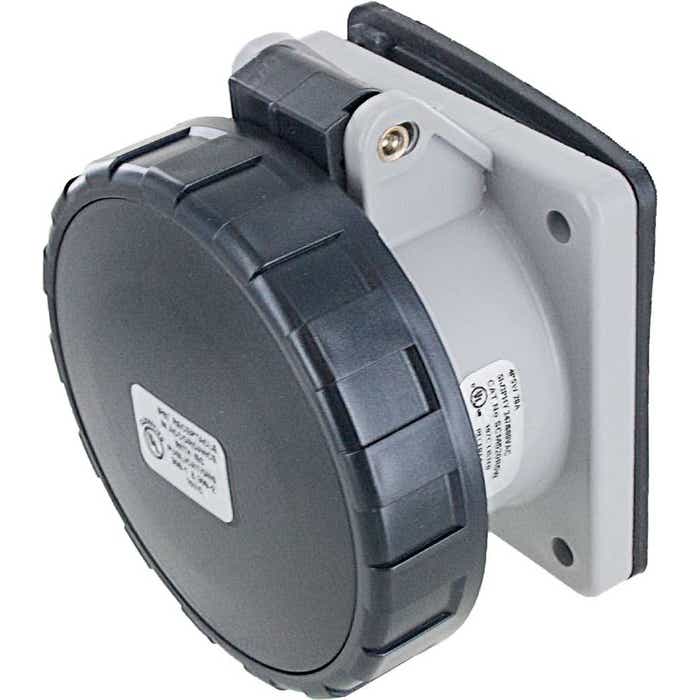 520R5W Pin And Sleeve Receptacle 20 Amp 4 Pole 5 Wire