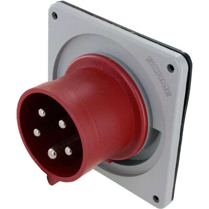 532B6S Pin And Sleeve Inlet 32 Amp 4 Pole 5 Wire 532B6S Pin And Sleeve Inlet 32 Amp 4 Pole 5 Wire