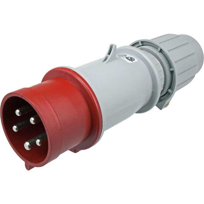 532P6S Pin And Sleeve Plug 32 Amp 4 Pole 5 Wire 532P6S Pin And Sleeve Plug 32 Amp 4 Pole 5 Wire