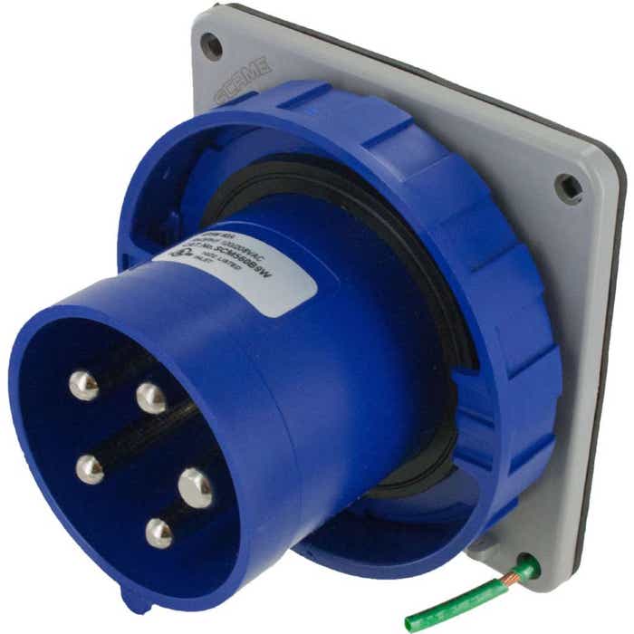 560B9W Pin And Sleeve Inlet 60 Amp 4 Pole 5 Wire 560B9W Pin And Sleeve Inlet 60 Amp 4 Pole 5 Wire