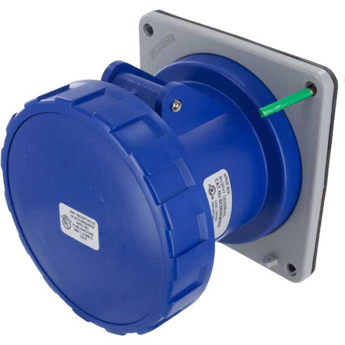 560R9W Pin And Sleeve Receptacle 60 Amp 4 Pole 5 Wire 