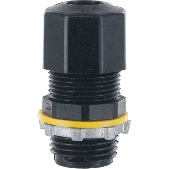 1/2" Nylon Spiro Connectors Black SPG50-1030