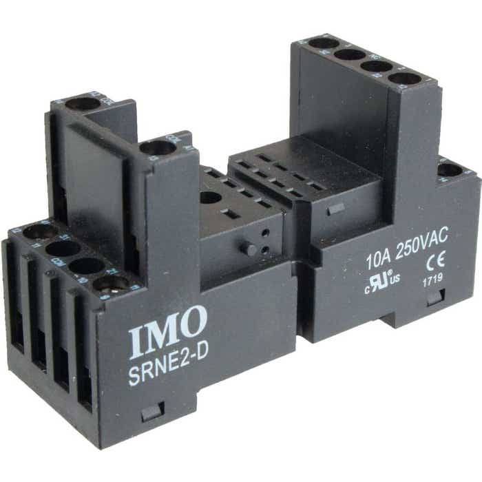 2 Pole Relay Socket | 8 Pin for HYE2 Relays SRNE2-D 2 Pole Relay Socket | 8 Pin for HYE2 Relays SRNE2-D