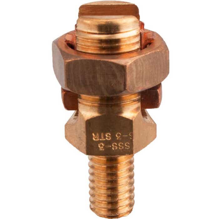 Service Post Connector Male One Cable #6 - #3 AWG SSS3 Service Post Connector Male One Cable #6 - #3 AWG SSS3