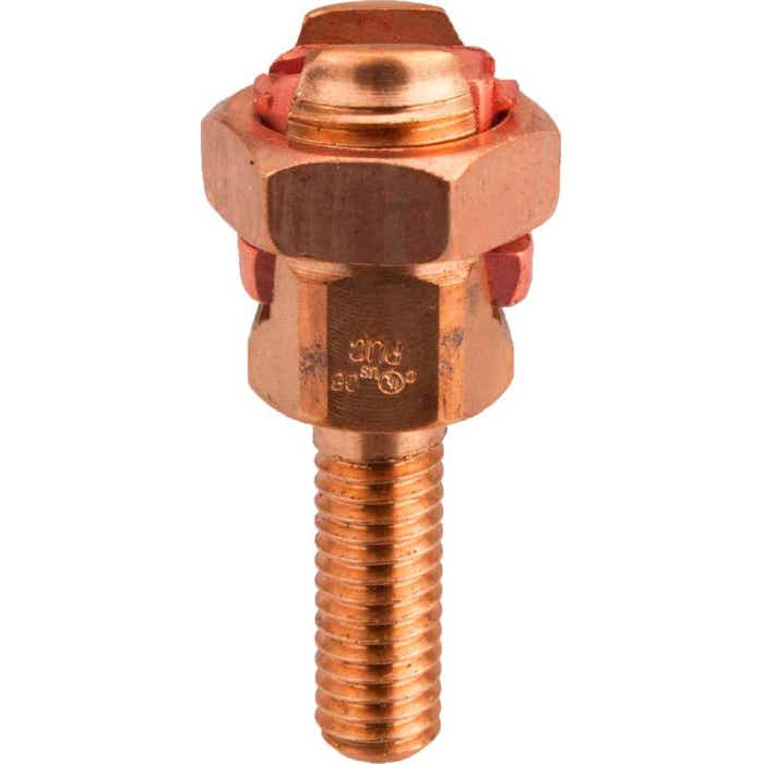Service Post Connector Male One Cable #4 - #2 AWG Long Post SSS4A1 Service Post Connector Male One Cable #4 - #2 AWG Long Post SSS4A1
