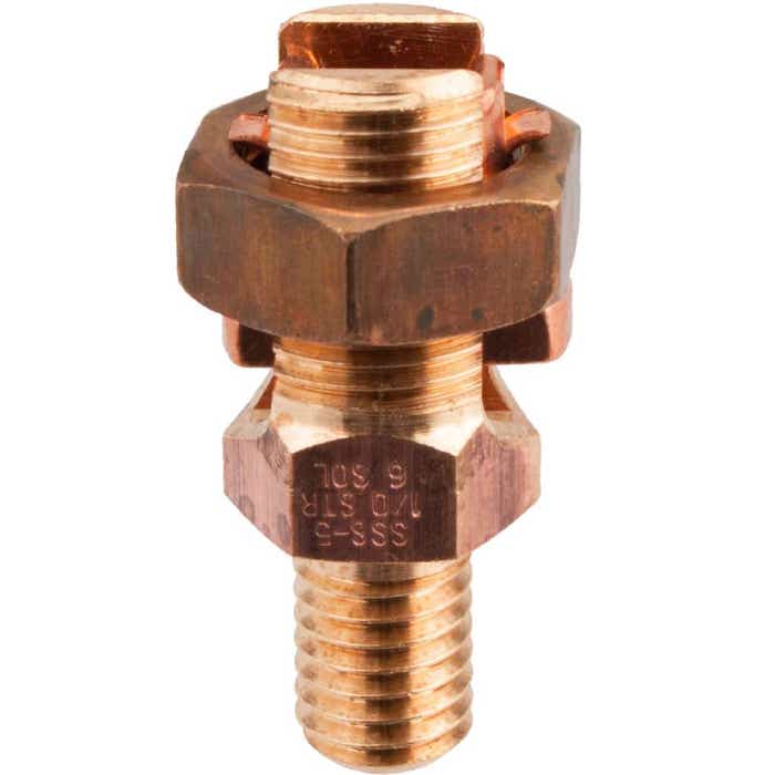 Service Post Connector Male One Cable #1 - 2/0 AWG SSS6 Service Post Connector Male One Cable #1 - 2/0 AWG SSS6