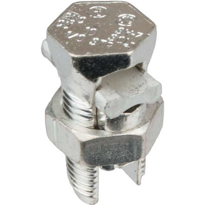 Tin-Plated Copper Split Bolt #6 - 1/0 Awg SW7 Tin-Plated Copper Split Bolt #6 - 1/0 Awg SW7