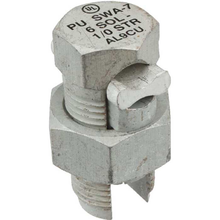 Aluminum Split Bolt #6 - 1/0 Awg SWA7 Aluminum Split Bolt #6 - 1/0 Awg SWA7