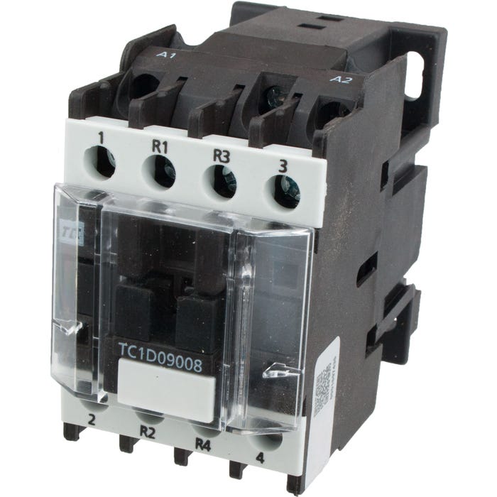 4 Pole Contactor 9 Amp 2 N/O - 2 N/C 24 Volt AC Coil TC1D09008B7