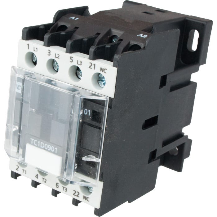 3 Pole Contactor 9 Amp 440 Vac Coil TC1D0901R7 3 Pole Contactor 9 Amp 440 Vac Coil TC1D0901R7