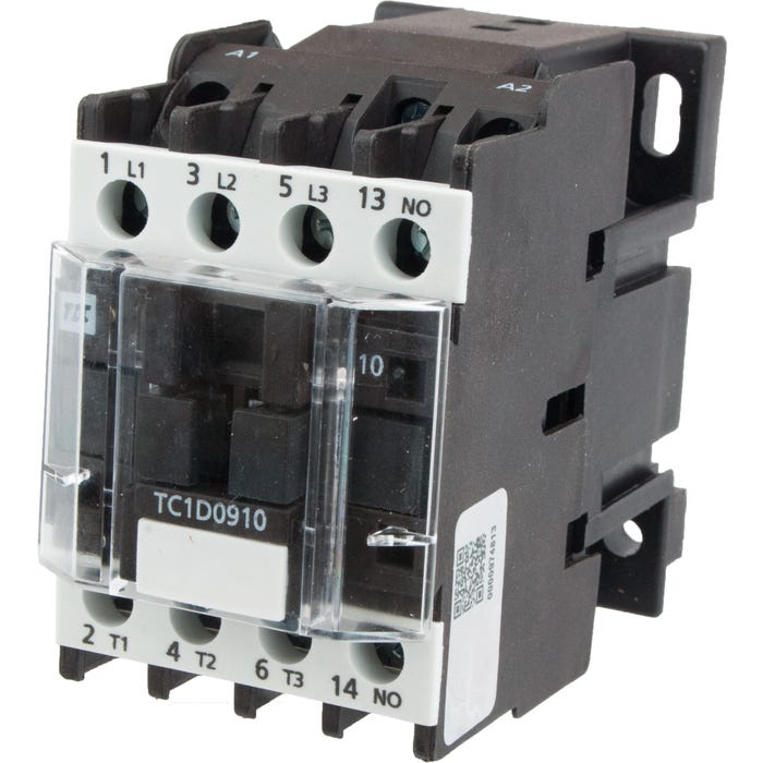 3 Pole Contactor 9 Amp 1 N/O 600 Vac Coil TC1D0910X6 3 Pole Contactor 9 Amp 1 N/O 600 Vac Coil TC1D0910X6