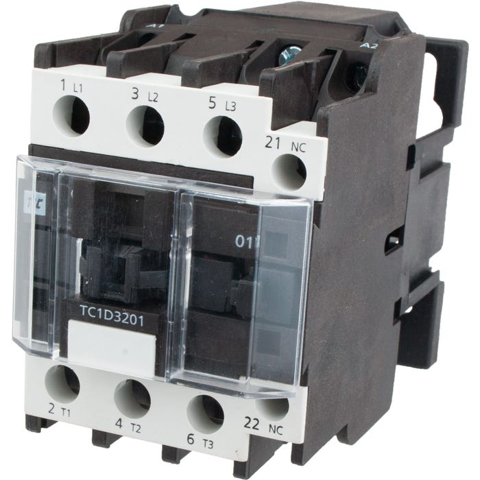 3 Pole Contactor 32 Amp 440 Volt AC Coil TC1D3201R7 3 Pole Contactor 32 Amp 440 Volt AC Coil TC1D3201R7