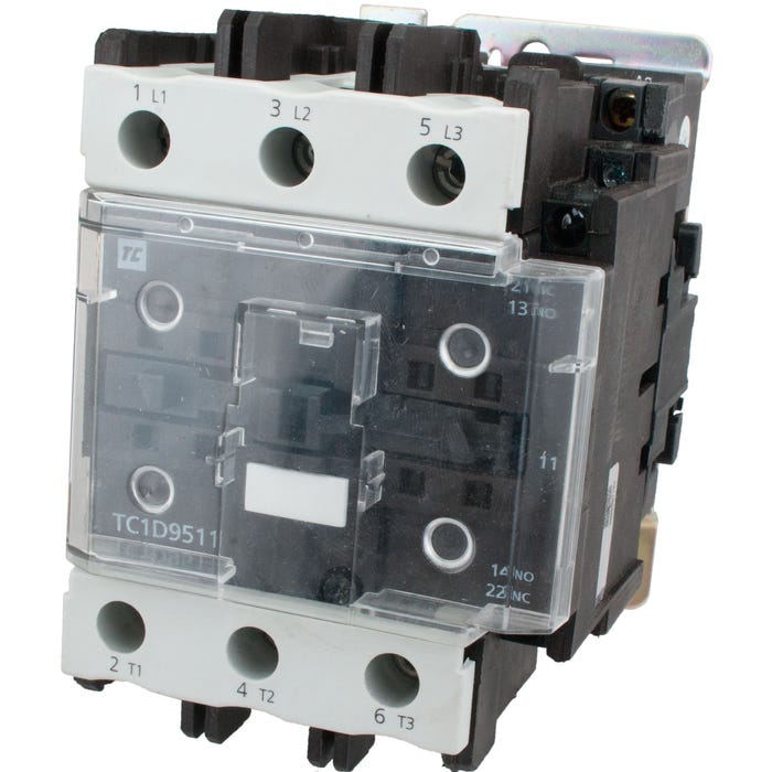 3 Pole Contactor 95 Amp 1 N/O - 1 N/C 240 Volt AC Coil TC1D9511U7 3 Pole Contactor 95 Amp 1 N/O - 1 N/C 240 Volt AC Coil TC1D9511U7