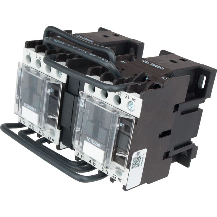 3 Pole Reversing Contactor 9Amp TC2D0901M7 3 Pole Reversing Contactor 9Amp TC2D0901M7