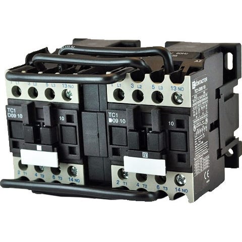 3 Pole Reversing Contactor 9Amp TC2D0911B7