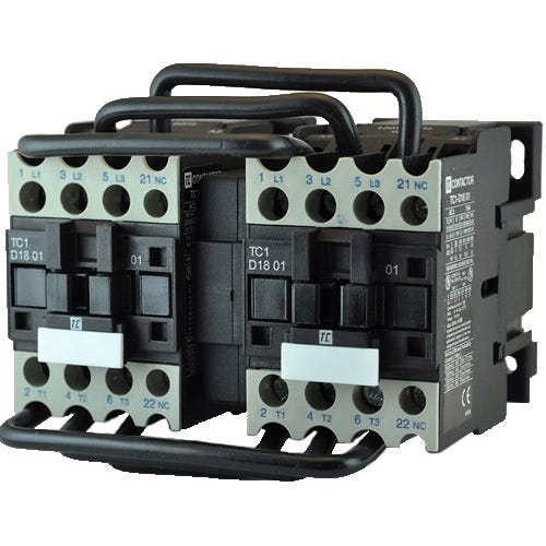 TC2-D1801-U6 3 Pole Reversing Contactor 18Amp