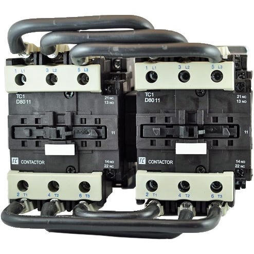 3 Pole Reversing Contactor 80Amp TC2D8011G7