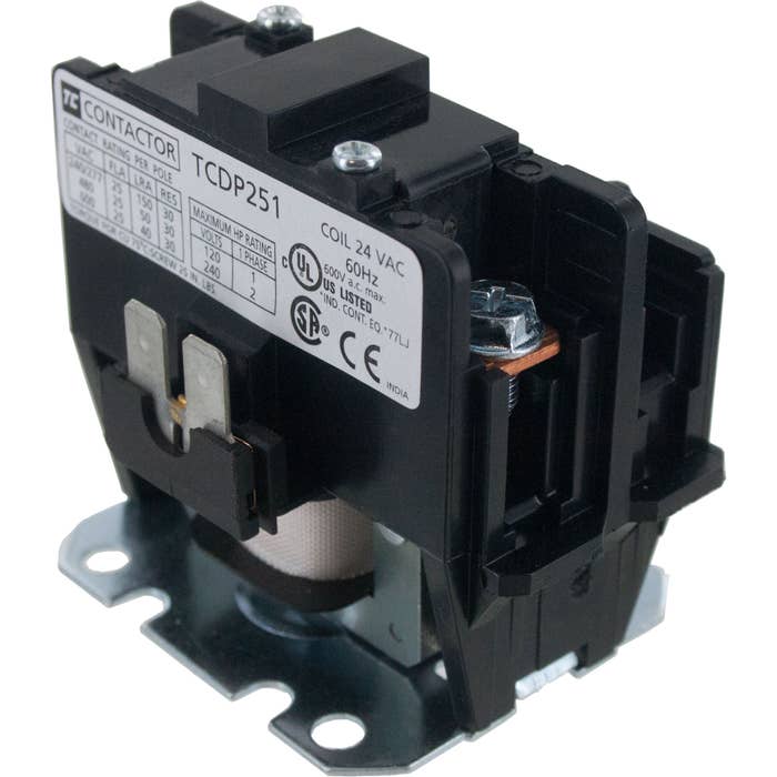 1 Pole Contactor 25 Amp 120VAC Coil