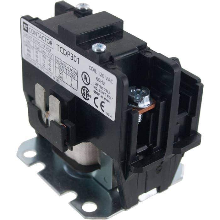 1 Pole Contactor 30 Amp 24VAC Coil