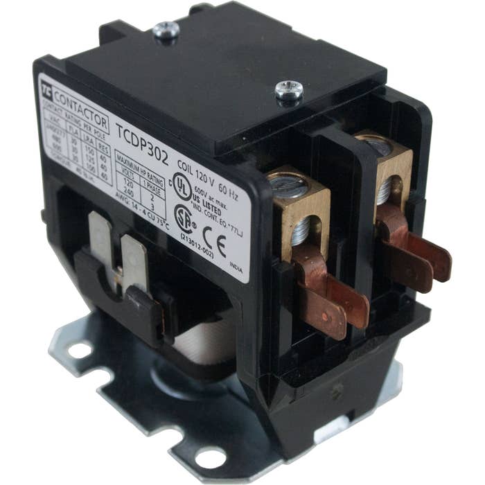 1 Pole Contactor 30 Amp 120VAC Coil